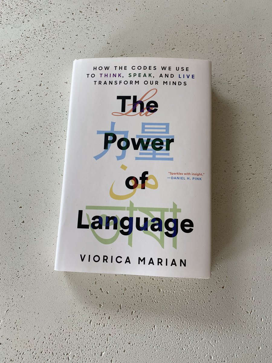Lera Boroditsky (@leraboroditsky) on Twitter photo Just got my copy. So excited to read it! Congrats <a href="/VioricaMarian1/">Viorica Marian</a> !!!
Get yours here: The Power of Language: How the Codes We Use to Think, Speak, and Live Transform Our Minds a.co/d/7olvhIl Just got my copy. So excited to read it! Congrats <a href="/VioricaMarian1/">Viorica Marian</a> !!!
Get yours here: The Power of Language: How the Codes We Use to Think, Speak, and Live Transform Our Minds a.co/d/7olvhIl