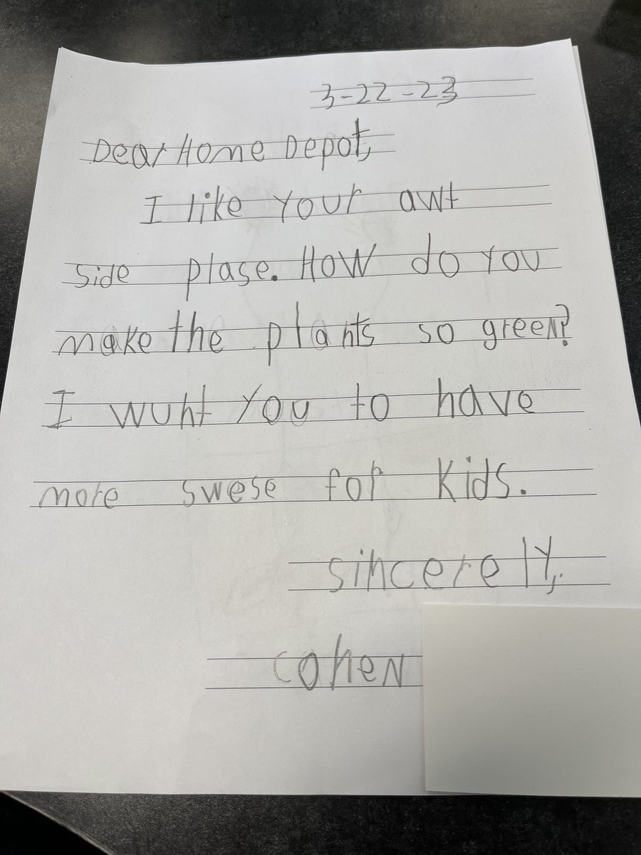 Dear <a href="/HomeDepot/">The Home Depot</a>,