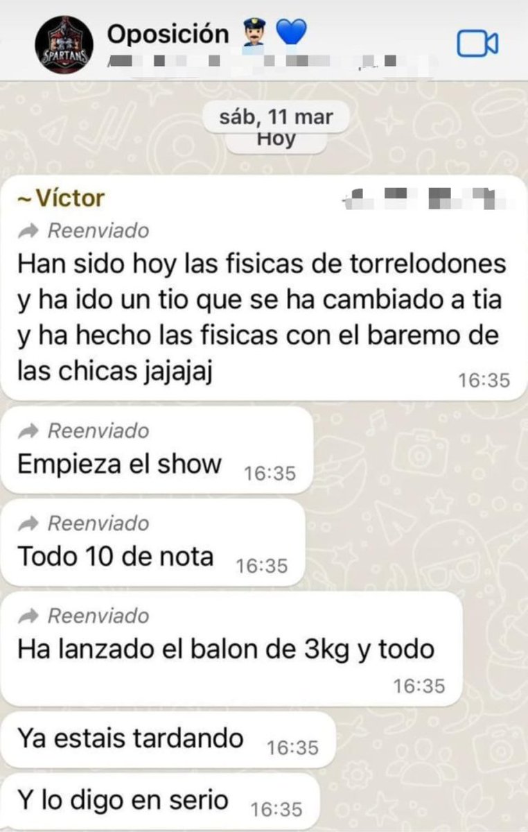 MinDeLaVerdad's tweet photo. Primeros casos de hombres que se cambian a mujer para pasar oposiciones con las pruebas físicas descafeinadas. Empieza el show. https://t.co/aohCnWCTL9