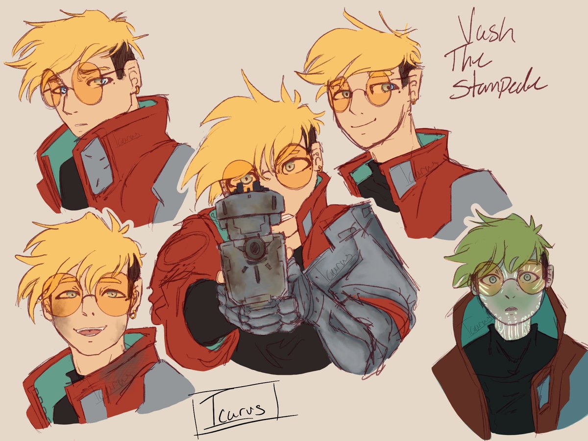 aether3572's tweet photo. Vash sketches 
#TRIGUNSTAMPEDE #trigunfanart #vashstampede #vashthestampede https://t.co/y8Y15vB1UX