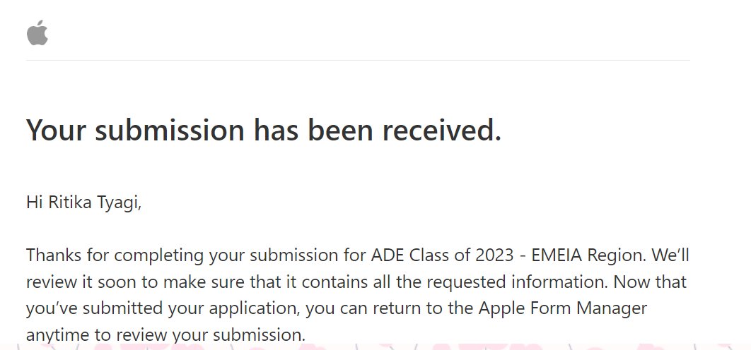 RitikaTyagi06's tweet image. Submitted the #AppleDistinguishedEducator application, and I feel fantastic! The next step is to keep introducing new ideas and collaborative teaching methods! Wishing good luck to all those who have applied! 🎓 #ADE2023 @AppleEDU #AppleEDUchat