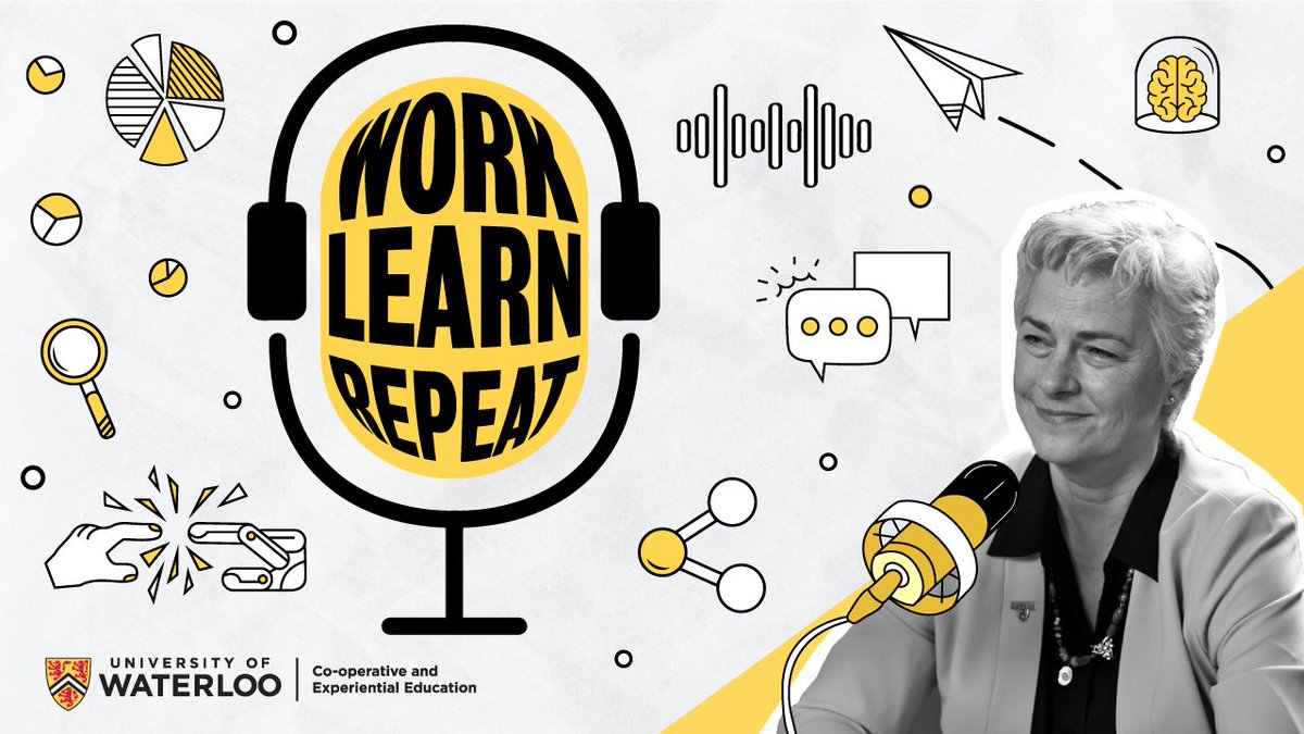 UWaterloo Co-operative and Experiential Education (@hirewaterloo) on Twitter photo Introducing the Work.Learn.Repeat podcast! <a href="/JodiSz/">Jodi Szimanski</a> & Dr. <a href="/norahmcrae/">Norah McRae, PhD</a> discuss 65 years of co-op <a href="/UWaterloo/">University of Waterloo</a> & where weāre headed as a world leader in work-integrated learning (WIL). Future episodes will explore WIL & the future of work.
Watch now: uwaterloo.ca/associate-provā¦
#WILMonth Introducing the Work.Learn.Repeat podcast! <a href="/JodiSz/">Jodi Szimanski</a> & Dr. <a href="/norahmcrae/">Norah McRae, PhD</a> discuss 65 years of co-op <a href="/UWaterloo/">University of Waterloo</a> & where weāre headed as a world leader in work-integrated learning (WIL). Future episodes will explore WIL & the future of work.
Watch now: uwaterloo.ca/associate-provā¦
#WILMonth