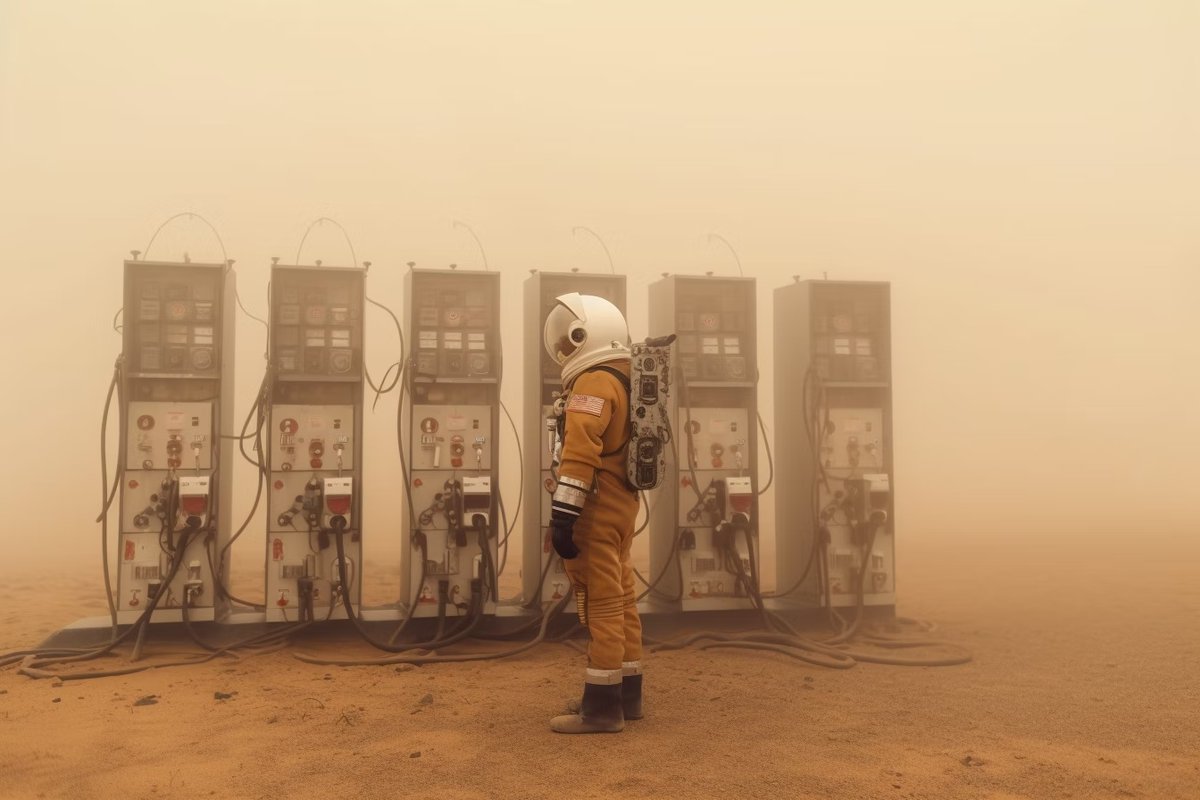 👨🏻‍🚀 The Lone Astronaut 08 - Sandstorm 1999 by @jakesherkk