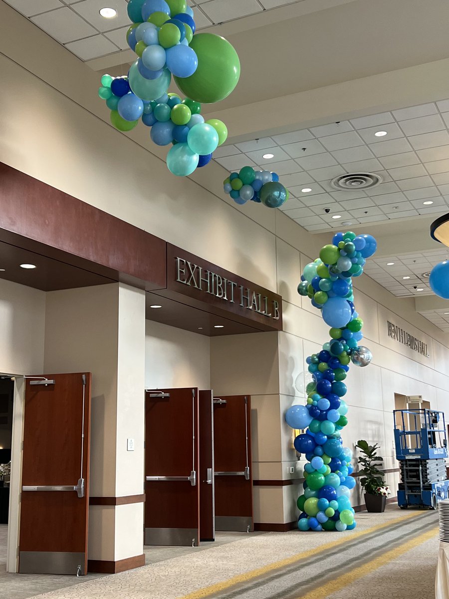 The Balloon Team was making magic at the <a href="/RivConvCnt/">Riverside Convention Center</a> last week! We love making an entrance! 
Our team can make your next event or celebration truly unique and memorable too, call us today!