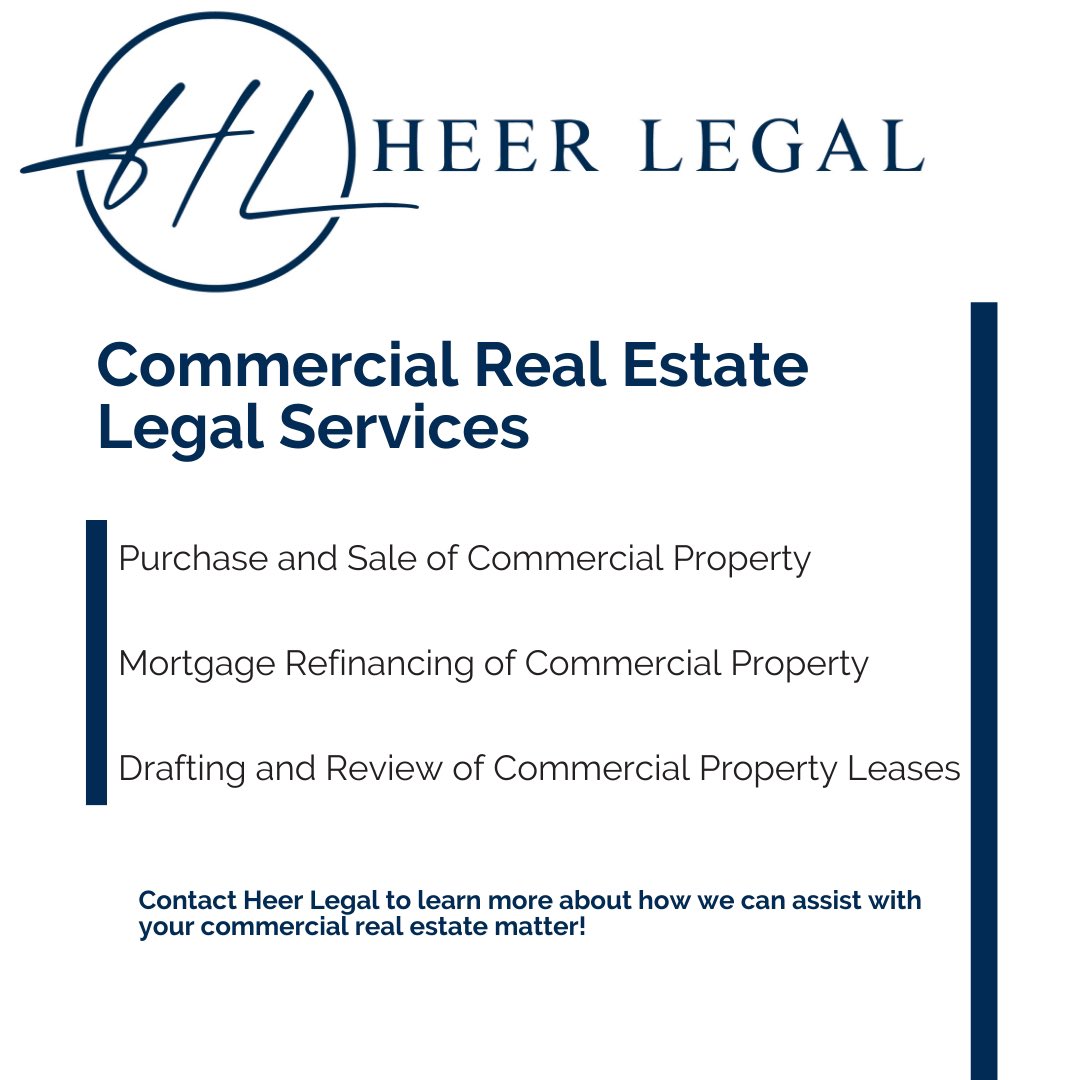 To learn more about our services , contact us! 📞905-215-1886 | 📧 info@heerlegal.com #HeerLegal