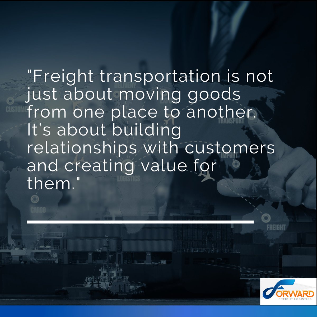 We believe that freight transportation is more than just a transaction. From on-time deliveries to personalized service, we go the extra mile to ensure your satisfaction. Contact us today to experience the difference of a freight partner that truly cares.
 #CustomerService