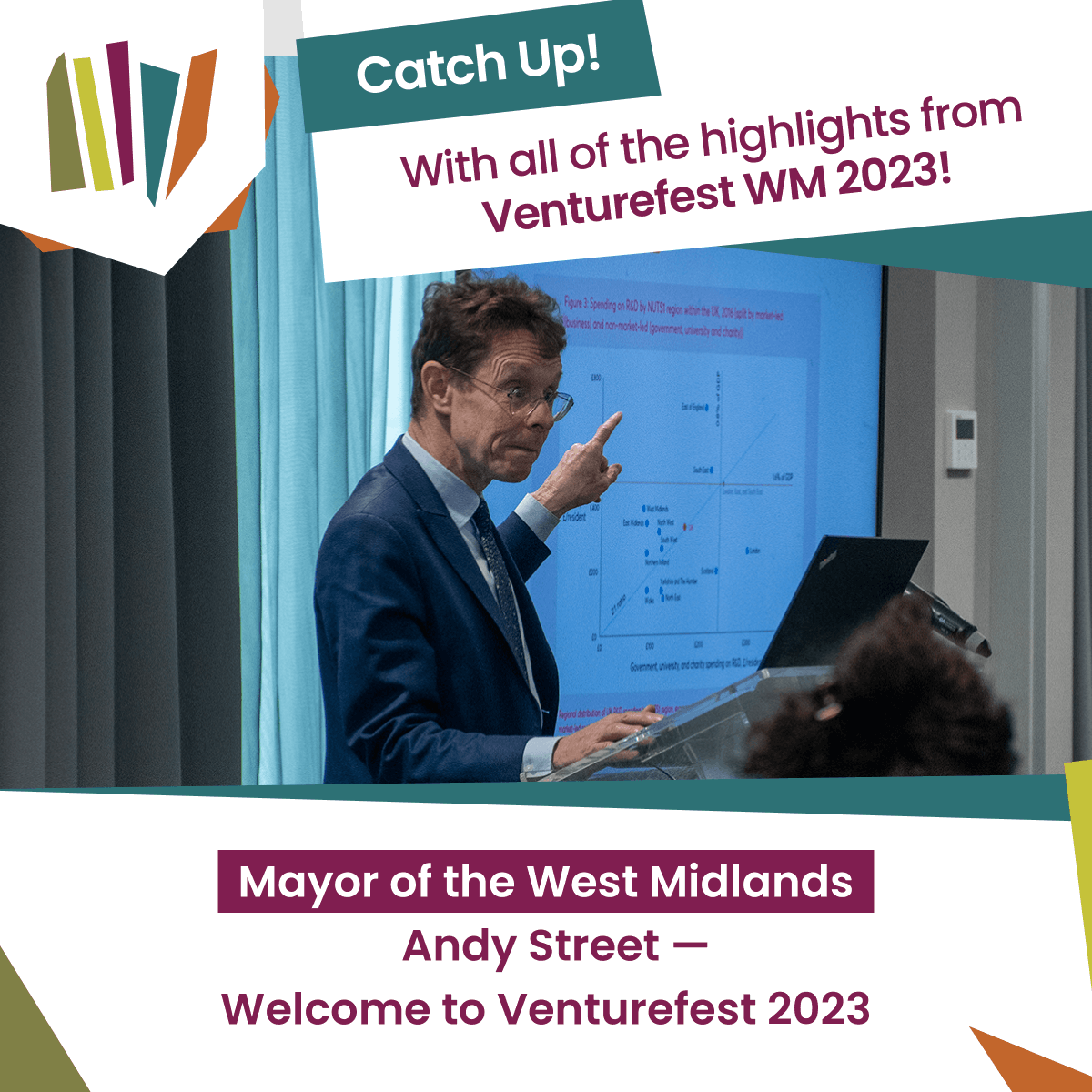 InnovationWM's tweet photo. Missed Venturefest 2023? Fear not, we've got you covered!

Check out all the content across the day with our handy blogs and access to the speaker slides. Starting with Andy Street who gave the opening address to over 600 delegates #VenturefestWM2023 ▶️

https://t.co/tcCk6ok9Z8 https://t.co/r6pg8igLN2