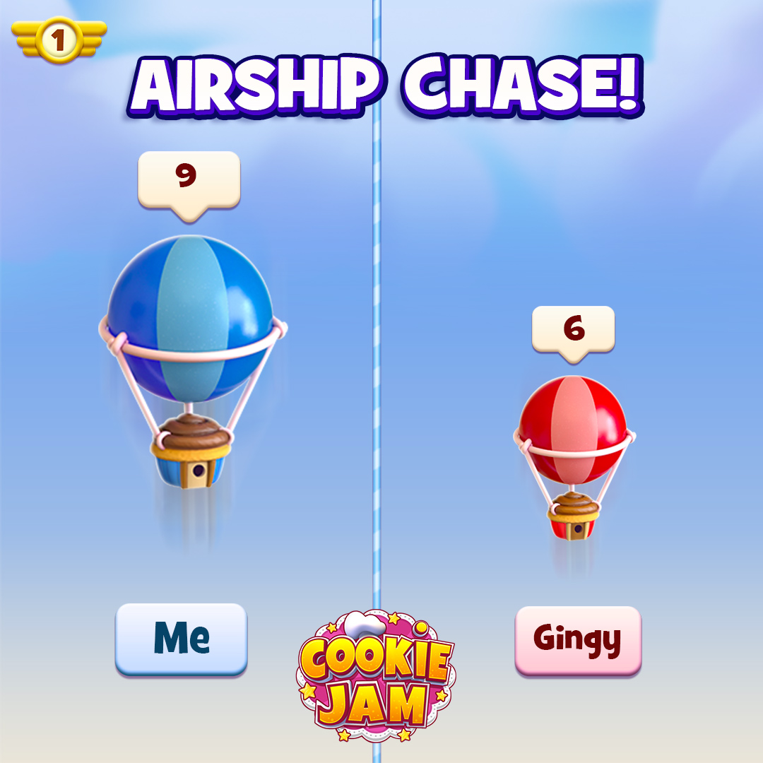 Cookie Jam on Twitter "Airship Chase is now on! 🏁 What position are