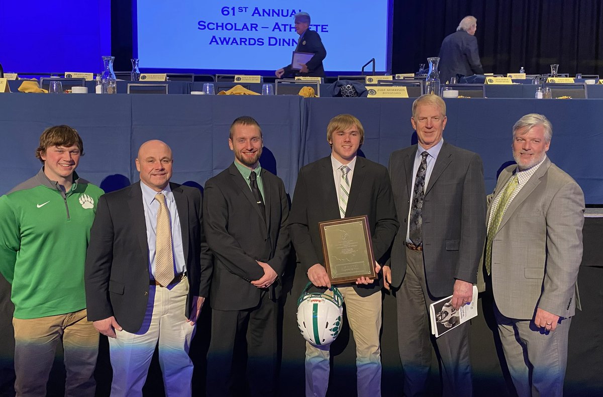 Congratulations to senior <a href="/JTPatrick2023/">JT Patrick</a> on being a National Football Foundation Hall of Fame Scholar Athlete. Great night celebrating your accomplishments. We are all very proud of you!
