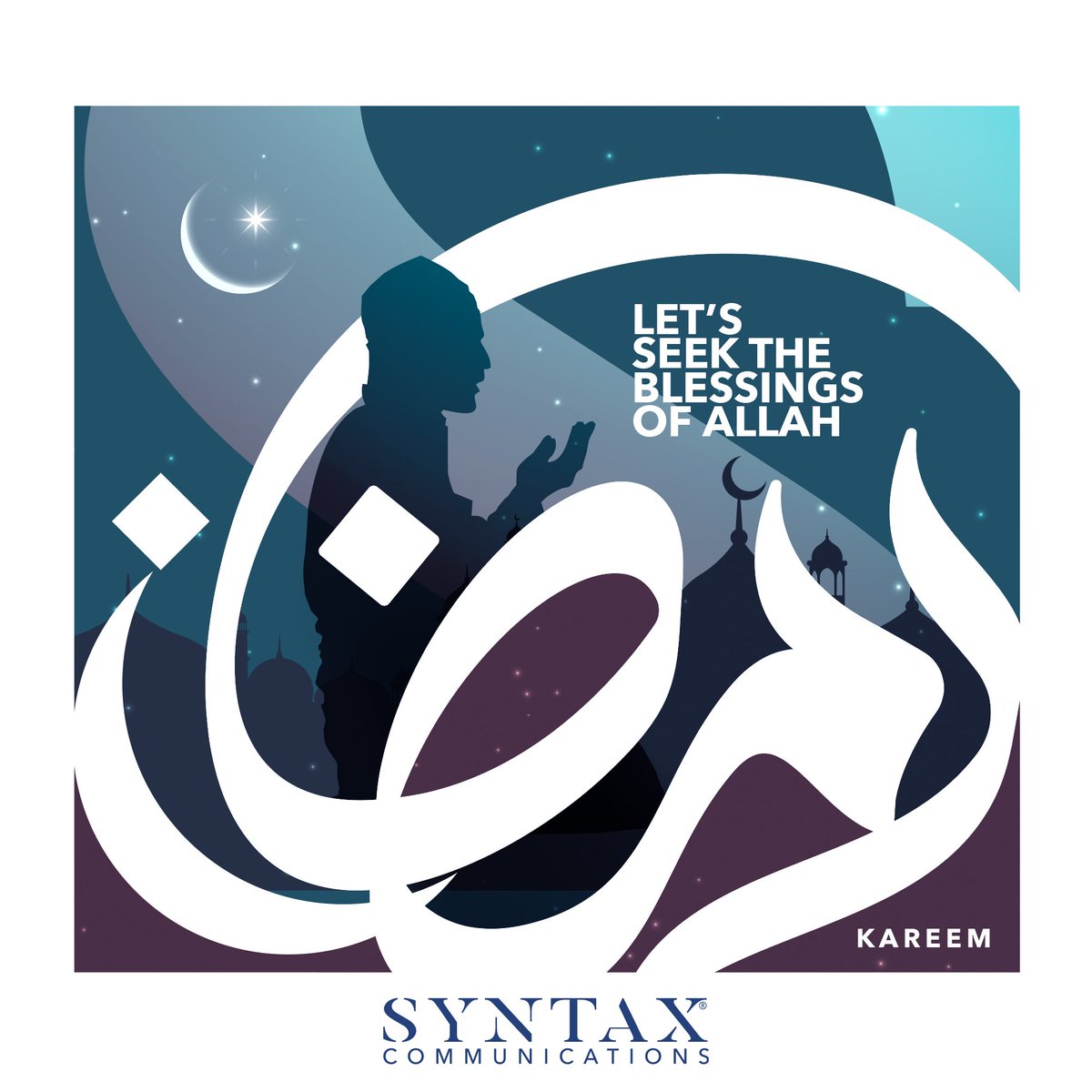 syntaxcom's tweet image. Ramzan Mubarak! 🕌

#RamzanMubarak #TeamSyntax