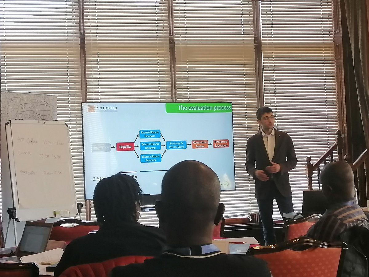 estherkanduma's tweet image. An exciting Day 3 of the @IntVetVaccNet #IVVNECR2023. Celebrating small wins of becoming a #grant reviewer for a day.. Very interactive peer-peer support #perfecting the #art of #grant writing and reviewing, the way ahead is far much clear. Thank you very much @ScriptoriaT