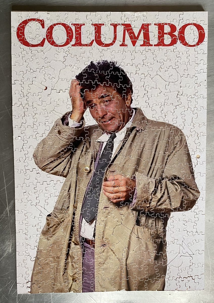 TurningTaxis's tweet photo. “Just One More Thing…” 398 pieces, 7-7/8x11-5/8 in https://t.co/HEFvVjjA3G
