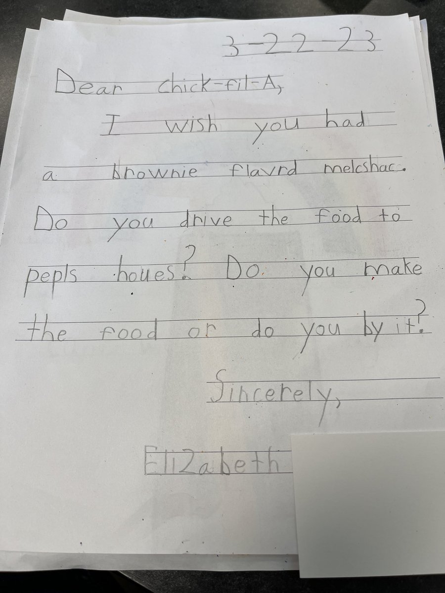 Dear <a href="/ChickfilA/">Chick-fil-A, Inc.</a>,