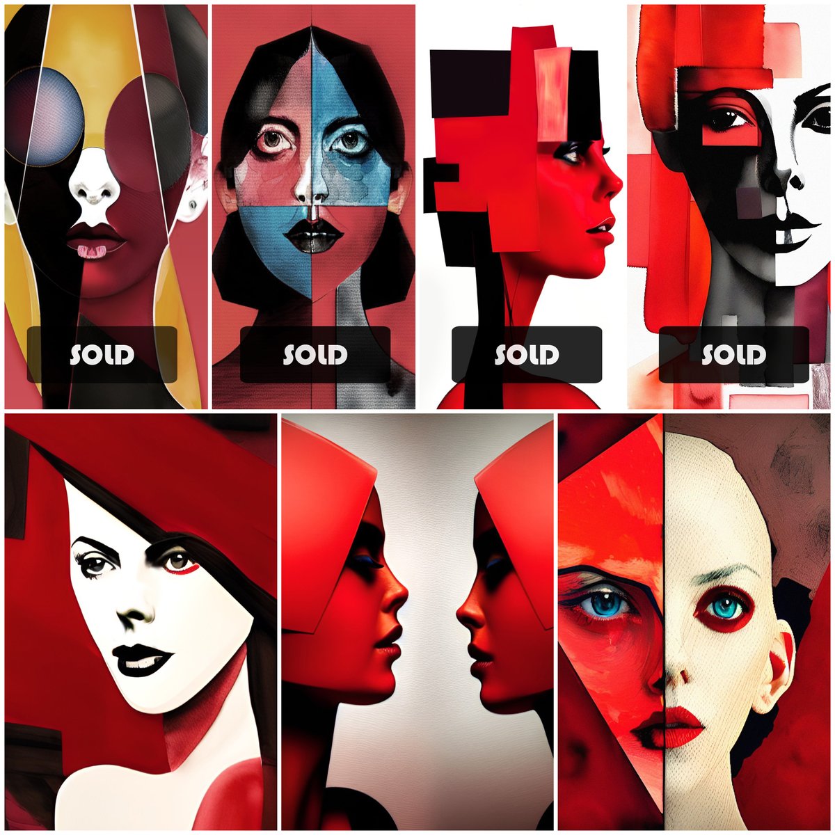 ocean_artz's tweet image. 🟥 Reds collection ◾️

Total 8 artworks focusing on abstract/portraits/minimalism &amp;amp; red color 🔴

4 Sold
3 Available

Check the available 1/1s on Foundation!

🔗⤵️