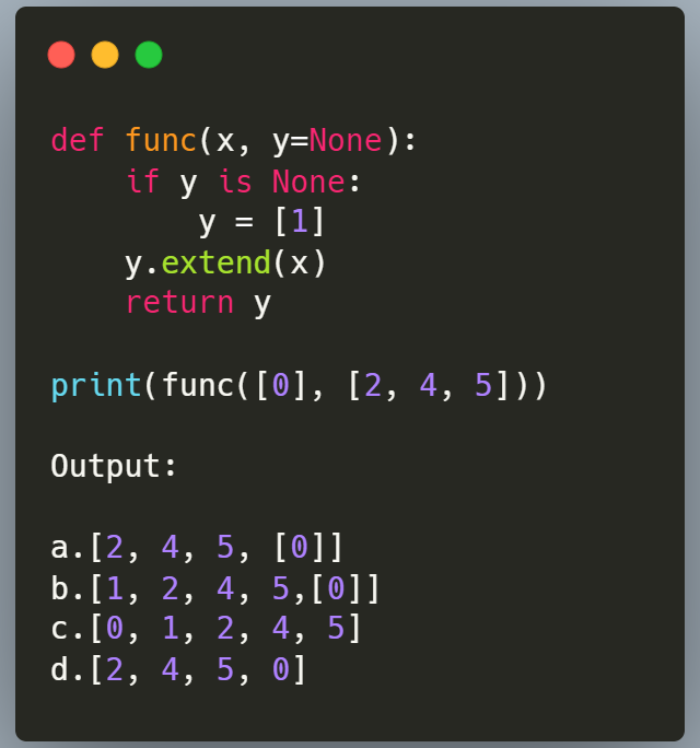 RealBenjizo's tweet photo. Python Question;

Can you figure this one out?

What is the output of this code, and why?🤔 https://t.co/d5xzJjQDvg