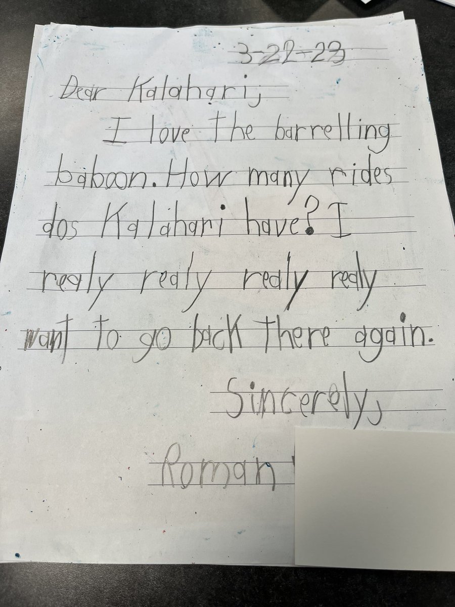 Dear <a href="/KalahariResorts/">Kalahari Resorts & Conventions</a>,