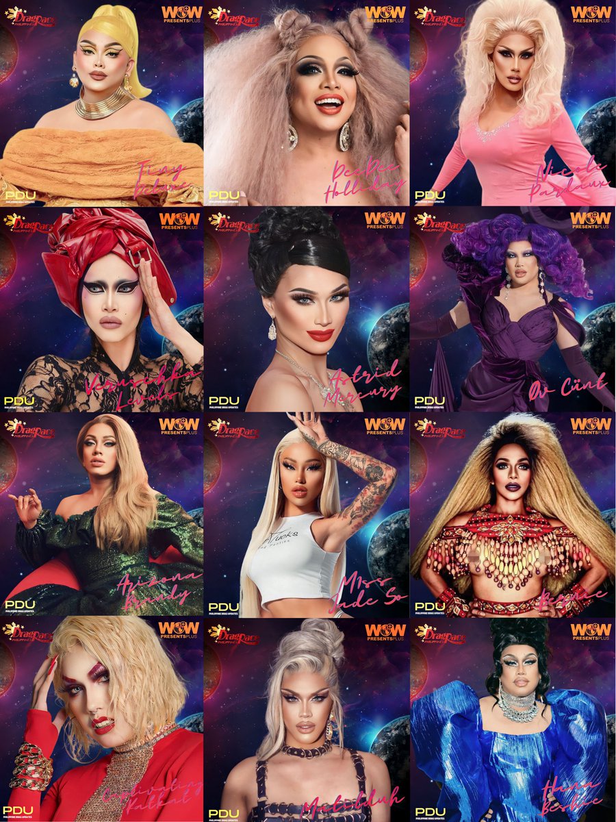 DragUpdate's tweet photo. #DragRacePH Season 2 Rumored Cast Visuals
β’ #TinyDeluxe
β’ #DeeDeeHolliday
β’ #NicolePardaux
β’ #VeruschkaLevels
β’ #AstridMercury
β’ #ΓvCΓΌnt
β’ #ArizonaBrandy
β’ #M1ssJadeSo
β’ #Bernie
β’ #CaptivatingKatkat
β’ #Matilduh
β’ #HanaBeshie https://t.co/FYn8K0fTA2
