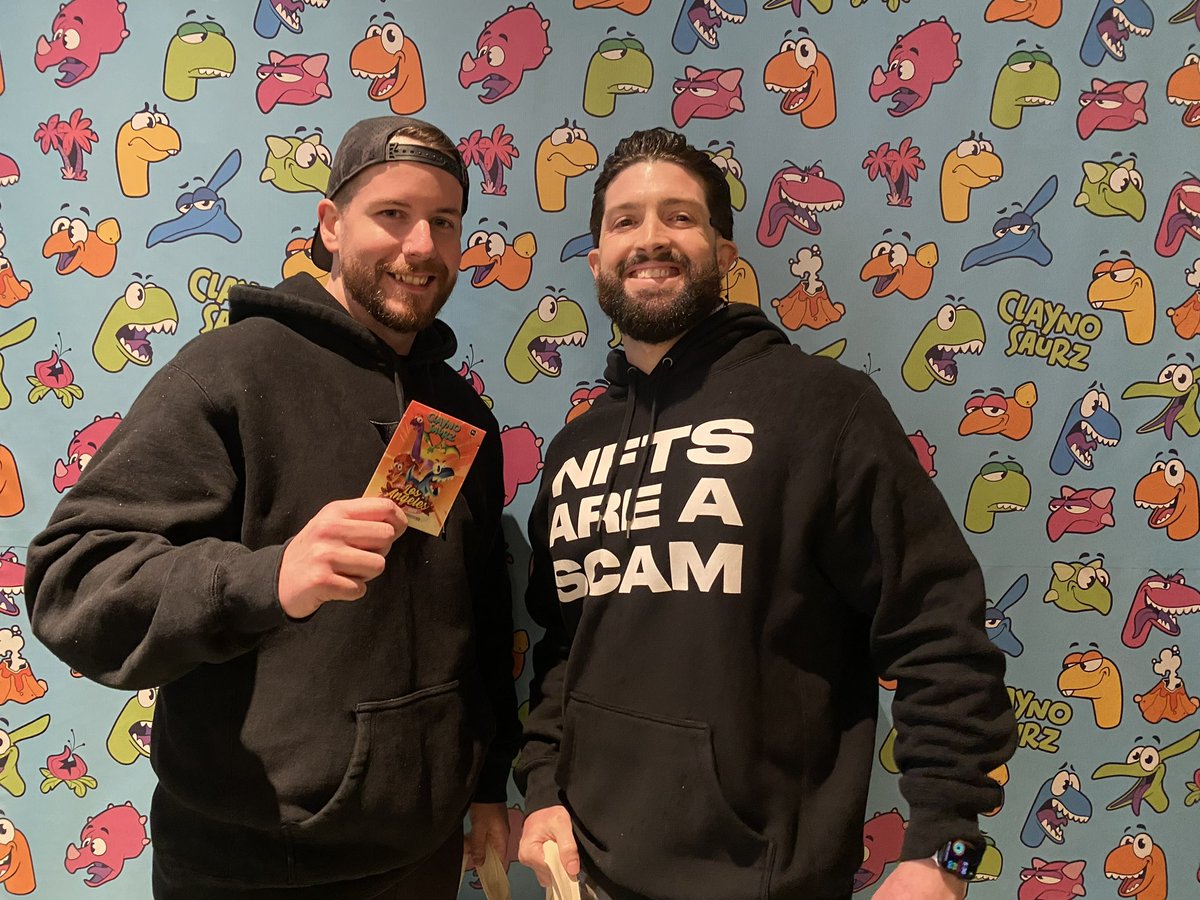 gm gm!

The <a href="/Claynosaurz/">Claynosaurz</a> event was 🔥

See everyone at the <a href="/berrics/">Berrics</a> tonight for the <a href="/LibertySquareHQ/">Liberty Square</a> shred event!