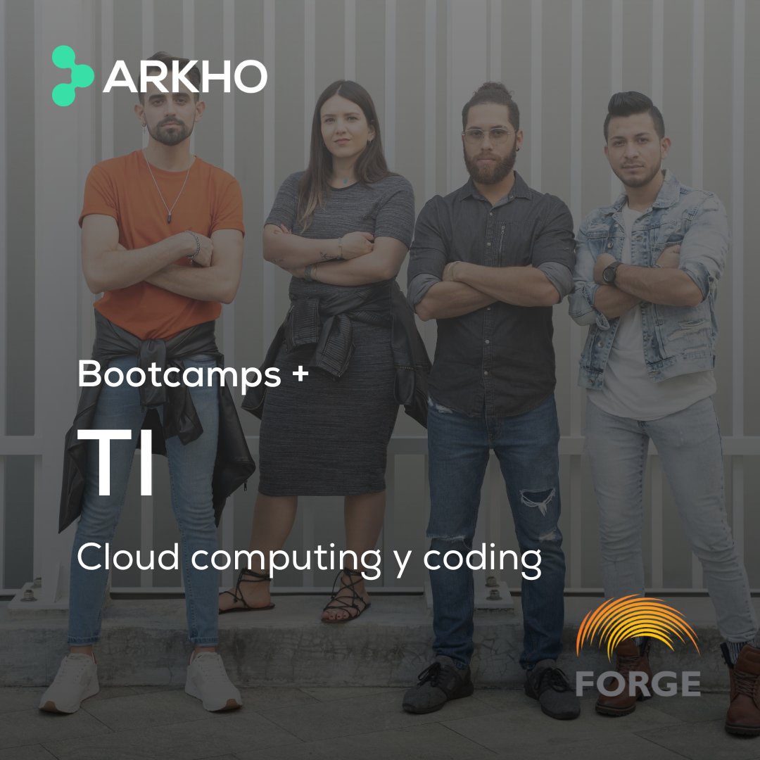 Arkho_io's tweet photo. En ARKHO generamos oportunidades para jóvenes que quieran empezar a trabajar en la industria TI

El programa de Forge está enfocado al liderazgo personal y orientación laboral.
😉 Más info en: chile@fondationforge.org

#ARKHO #jovenesenTI #forge_chile #ARKHOcultura #AWSpartners https://t.co/ob7a5SRbEl