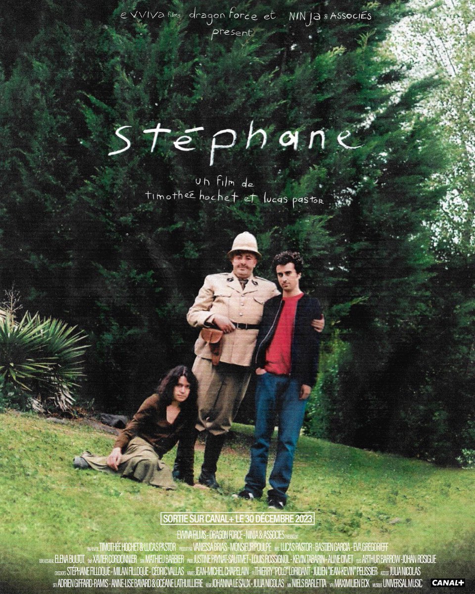 STÉPHANE, le 30 Mars sur <a href="/canalplus/">CANAL+</a>.

Après deux ans d’aventure folle, vous pouvez enfin voir ce film. Je dis « enfin », mais c’est incroyable que ce film puisse être visible TOUT COURT tellement il a été conçu hors des sentiers battus, avec passion, amour et liberté.
