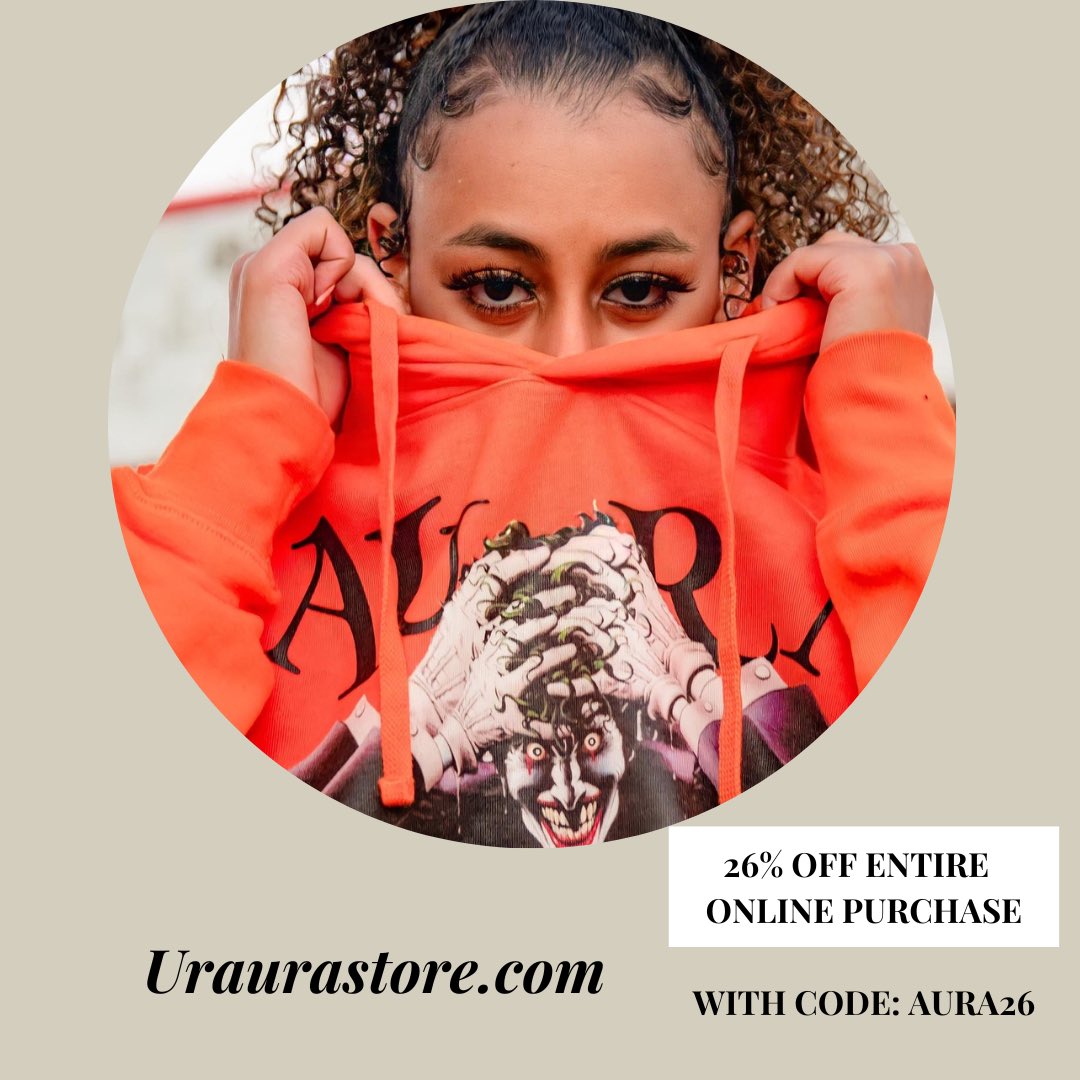 uraurastore's tweet photo. 🚨Day 3 of Sale Week is live! 🚨
Today all online purchases are 26% off with NO MINIMUM. Use code: AURA26 at checkout https://t.co/0iebzt7nHb