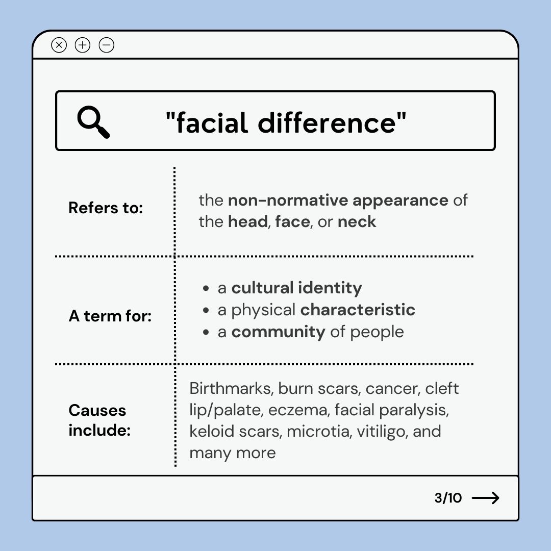 Let's talk about the emerging global movement for Face Equality. #FaceEquality #FacialDifference (1/3)