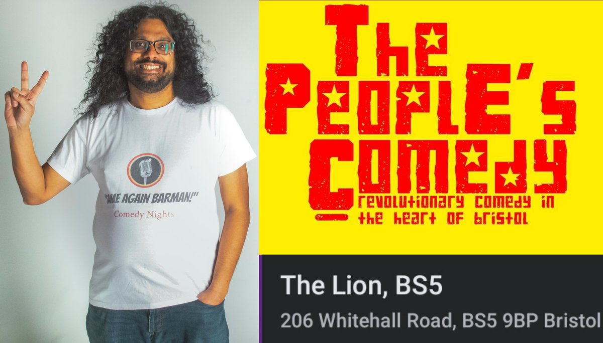 sameagainbarman's tweet photo. So I'm performing stand-up at The Lion (BS5), in Bristol this Thursday 23rd March. The brilliant Kirsty Davies is perforning as well. Really looking forward to it! Come along and support us if you are free. Peace ❤️ https://t.co/6jWHFgSx8G