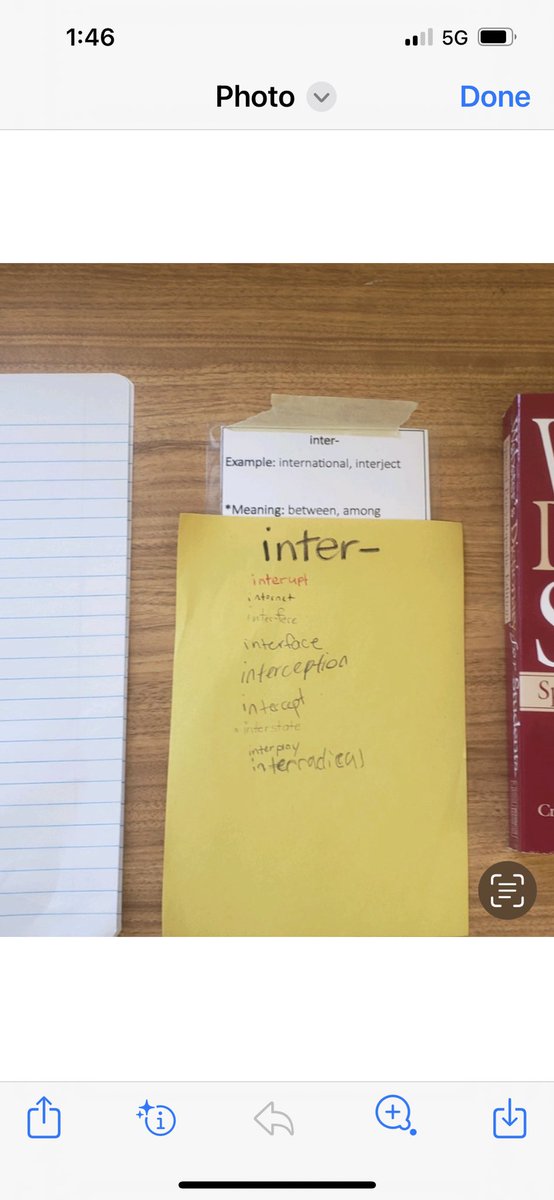 MrsgTravis's tweet photo. Morphology/grammar review happening today in Mrs. Smuniewski’s class @GulfviewMiddle today! I love seeing students up and moving around engaged with words and each other! ✏️📖 https://t.co/wyaFfrqG2w