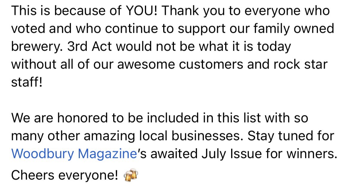 3rd Act Craft Brewery tweet media