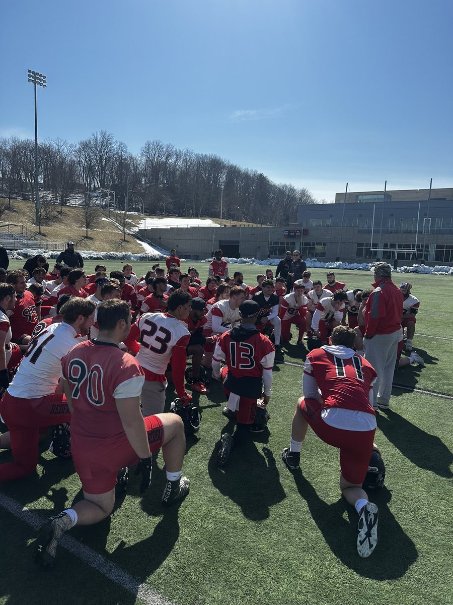 We got better today ‼️
Day 1 of Spring Ball Complete ✅ 

#REDFAM