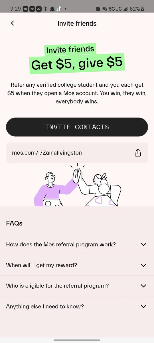 Moneyapps38's tweet image. Who a student want to make some money 🤑  mos pre paid bank 
#studentemail #HighSchool
#collegestudents
 $5 signup $5 refer people virtual card 👇🏾

mos.com/r/Zainalivings…