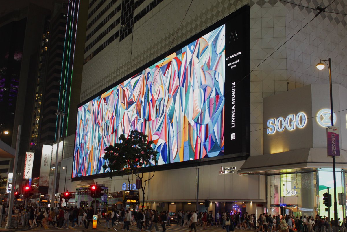 linneamoritznyc's tweet photo. Currently on display
THE SOUND OF PIXELS
Over 70 x 20 meter LED screen
17-23 March, 6 Yee Wo St, Hong Kong 🇭🇰
Thank you @ArtInnovationG for this life changing opportunity
#nftarti̇st #artinnovationgallery #thesoundofpixels #artbaselhongkong https://t.co/EwoaKdbYqS