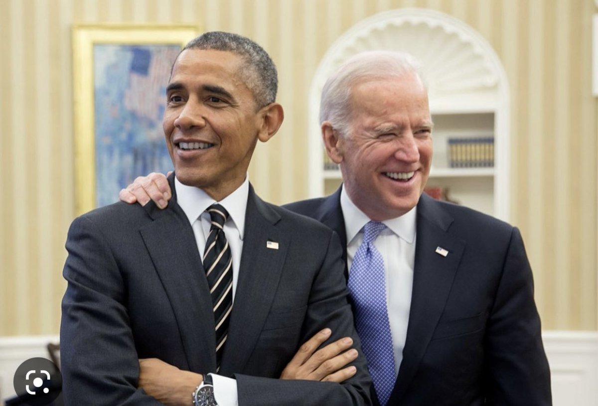 AZ_Brittney's tweet photo. President Obama and President Biden. Two great men and leaders. ❤️ if you agree. https://t.co/kejGzPQYCo