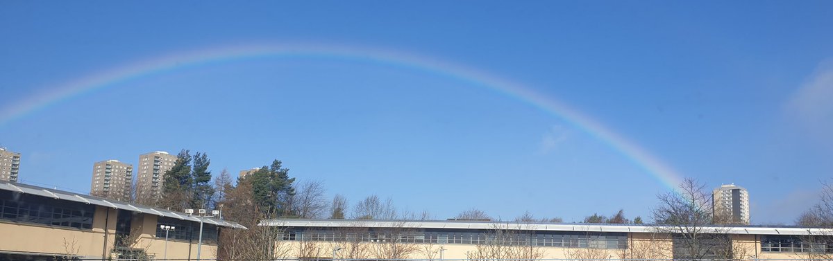 Wonderful rainbow <a href="/NHSGrampian/">NHS Grampian</a> looking out from Diabetes Clinic <a href="/SWilson_DSN/">Sandra Wilson</a>