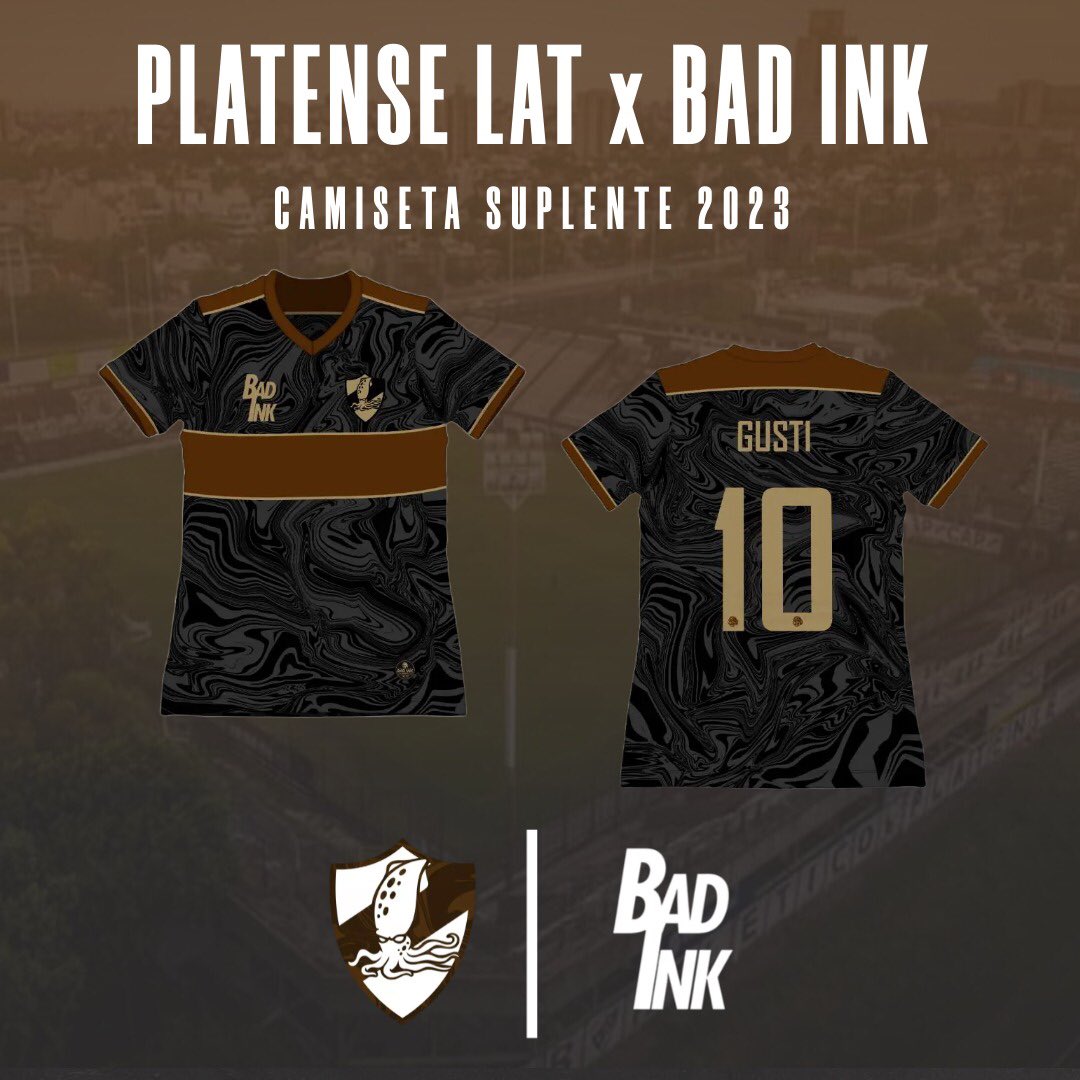 platense_lat's tweet photo. PLATENSE LAT X BAD INK

@platense_lat presenta las nuevas camisetas para la temporada 2023 de @LAT_ARG hechas por los amigos de #BadInk https://t.co/ksOMWih1EY https://t.co/0qmiEBqwC0