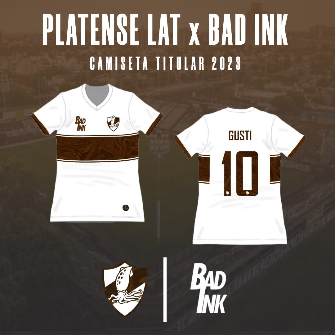 platense_lat's tweet photo. PLATENSE LAT X BAD INK

@platense_lat presenta las nuevas camisetas para la temporada 2023 de @LAT_ARG hechas por los amigos de #BadInk https://t.co/ksOMWih1EY https://t.co/0qmiEBqwC0