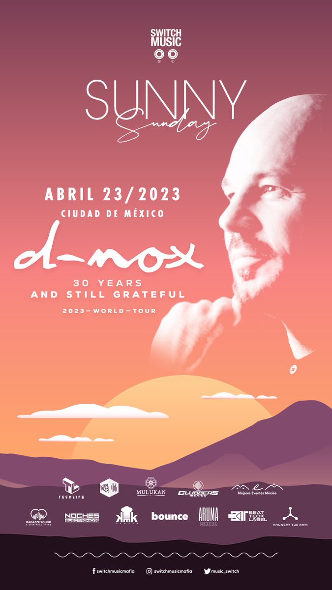 Sunny Sunday este Day Party tiene como invitado a D-NOX!! Nos vemos el domingo 23 de abril 2023 by <a href="/music_switch/">Switch Music Mafia</a>