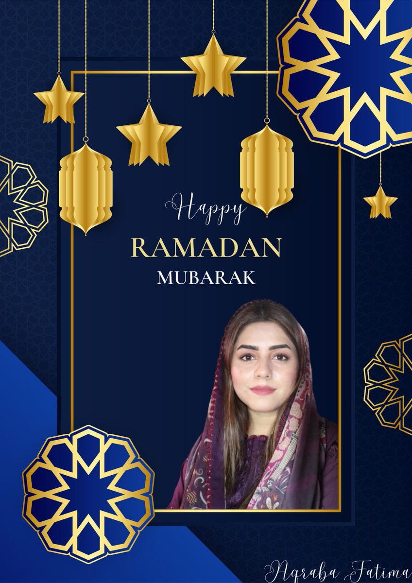 AqrabaFatima's tweet image. Ramzan Mubarak. May this holy month bring you peace, prosperity, and spiritual enlightenment. Let us use this time to reflect, give to those in need, and strengthen our faith. 💫