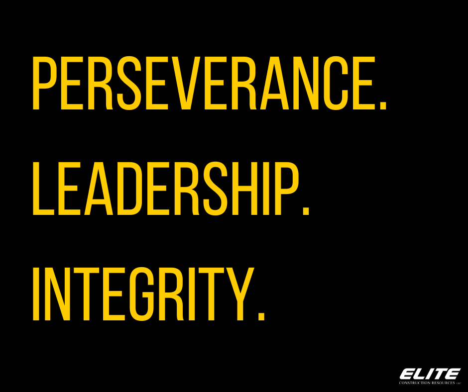 ELITECR_LLC's tweet photo. We are dedicated to fulfilling customer needs by overcoming any challenges; we lead with vision, accountability, coaching and mentoring; and we stand by our work and our word.

Boom.  #companyvalues #constructionresources https://t.co/9Gab1NlOJj