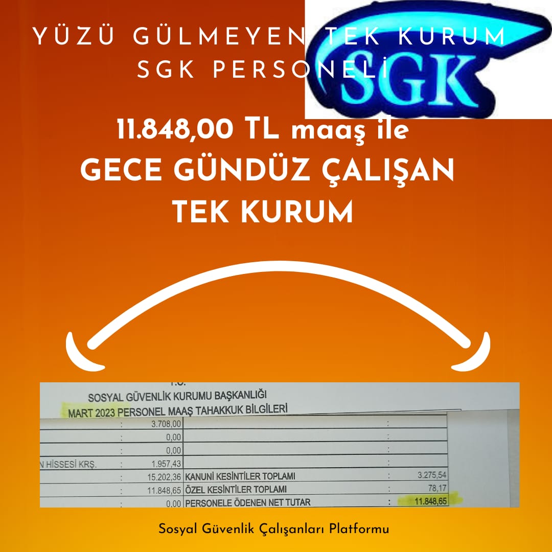 Sessiz sedasız yürüttüğumuz iş= diğer Kamu Kurumlarınin işi #SGKdaEytmesaisi
Onların hepsi bir, biz bir...
SGK'ya uğrayan Vatandaşların sayısı bir, diğer Kamu Kurumlara uğrama vatandaş sayısı bir.
Var mı bundan daha büyük hizmet?