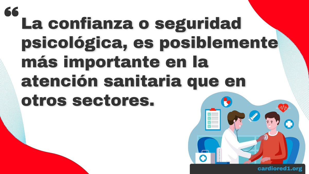 A mayor seguridad psicológica, menos errores clínicos.

Artículo completo de CardioRed1⬇️
bit.ly/ArticleCardio