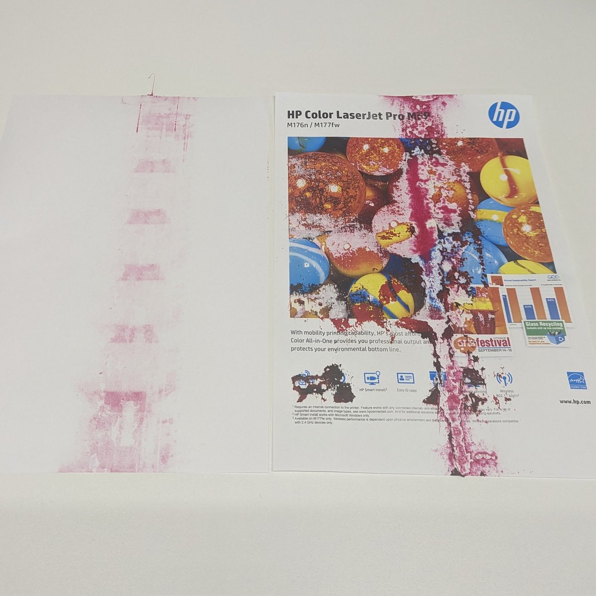 stevedesigner's tweet photo. Who knows about laserjet printers?
There was a toner leak. 

Is it a) Completely knackered
or b) repairable?

#PrinterRepair @HPSupport https://t.co/QW58GmYOv8