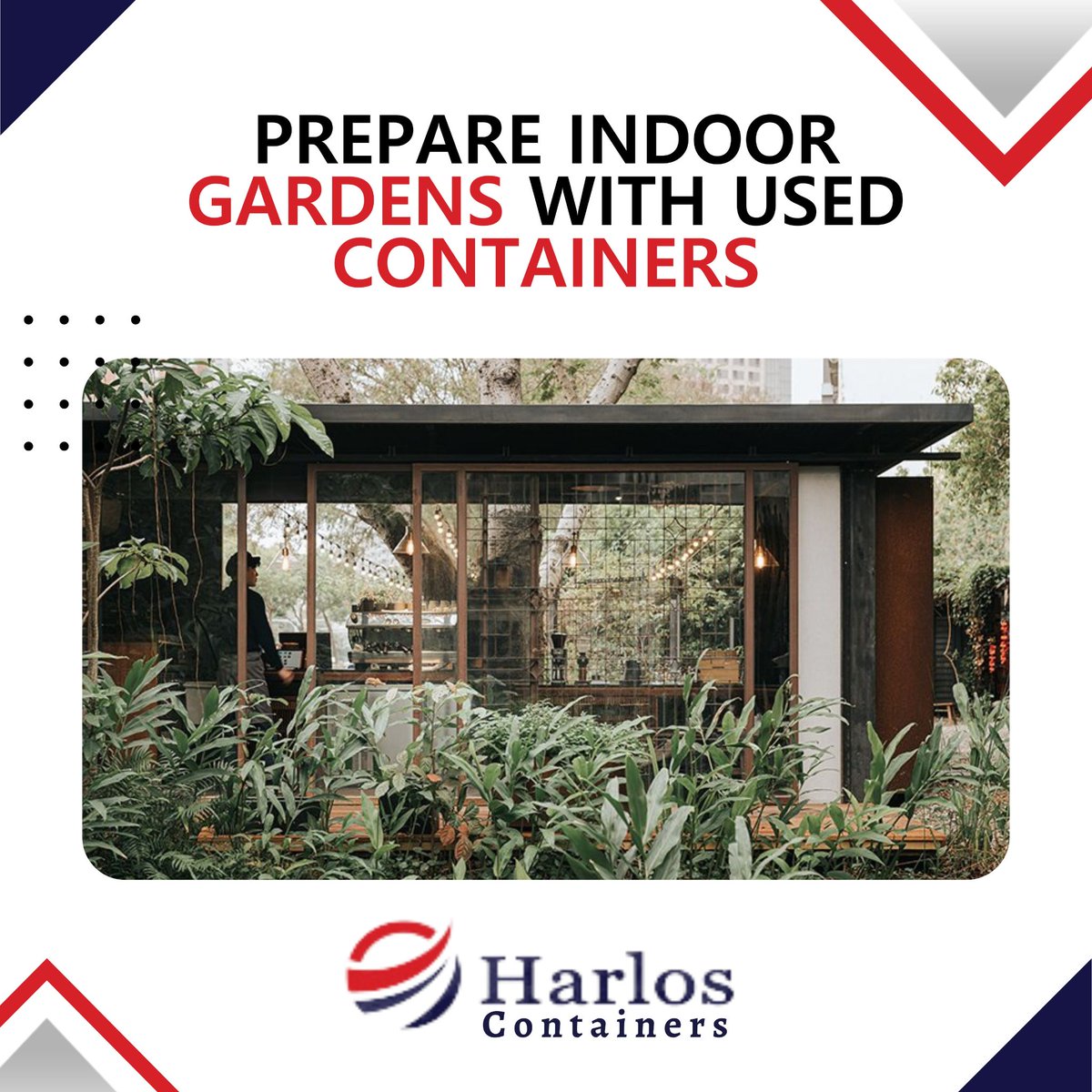 You can build an indoor garden, especially in major urban settings where you cannot get open space for vegetable gardens.
--
🌐 harloscontainers.com/home
.
#harloscontainer #container #containerhome