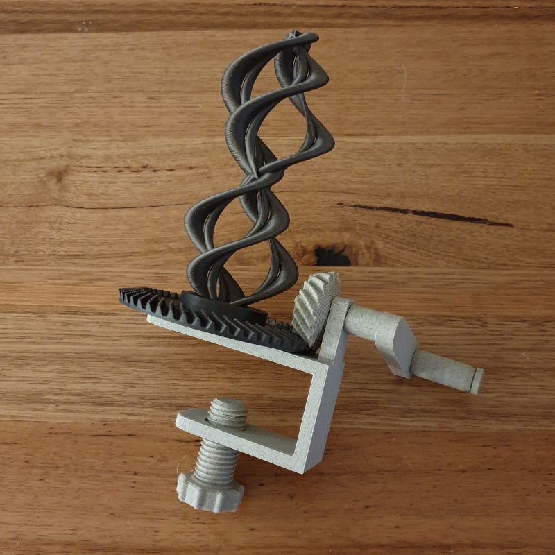 MaxFunkner's tweet photo. I went through some old #DesignShuffler Images today. Good times! Shall we repeat the challenge?
Image credit: ๐ Spiral Desk Toy by @3DPrintBunny https://t.co/Bd2vCAKq1e