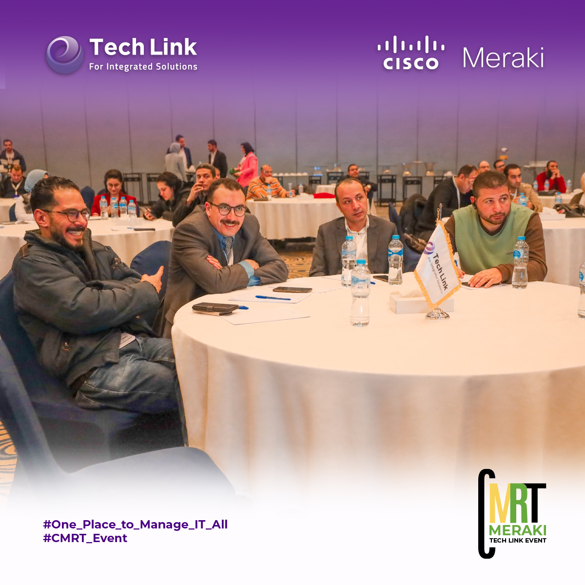 TechLink14's tweet image. It was a pleasure to have Cisco team with us at CMRT and to meet our clients we hope you enjoyed the sessions and learned valuable information about Meraki.

Now it&apos;s time to share some highlights of our day at Hilton Green Plaza.

#Cisco #Meraki #CiscoMeraki #CiscoPartner
