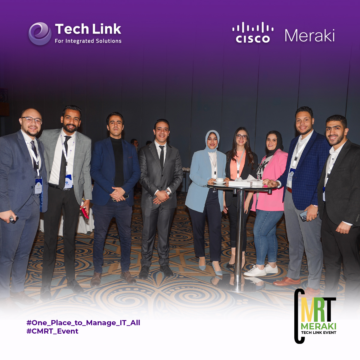 TechLink14's tweet image. It was a pleasure to have Cisco team with us at CMRT and to meet our clients we hope you enjoyed the sessions and learned valuable information about Meraki.

Now it&apos;s time to share some highlights of our day at Hilton Green Plaza.

#Cisco #Meraki #CiscoMeraki #CiscoPartner