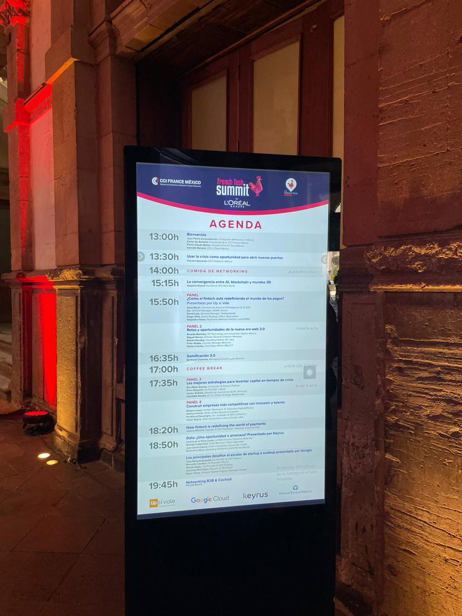 CCIFranMex's tweet photo. Ya estamos listos para recibirte en la #FrenchTechSummit, un encuentro de panelistas, CEOs y expertos con una interesante agenda que revisaremos a lo largo del día. ¡Te esperamos! https://t.co/Jgjos2ne9H