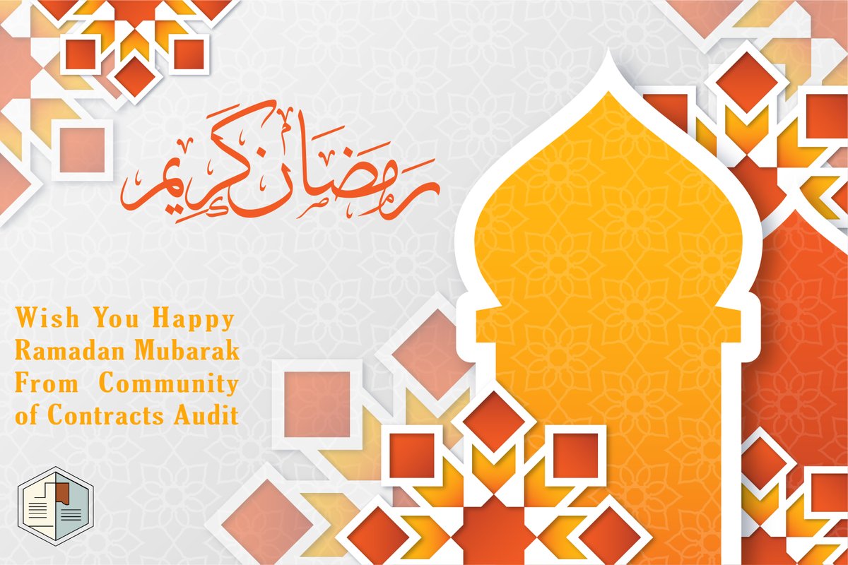 0AuditBlock's tweet photo. Wishing you Good Health and a Warm Spirit this Ramadan.
#ramadan #ramadankareem #ramadanmubarak #contractsaudit #auditblock #رمضان_المبارك #BreakingNews https://t.co/vNPnBMdSP3