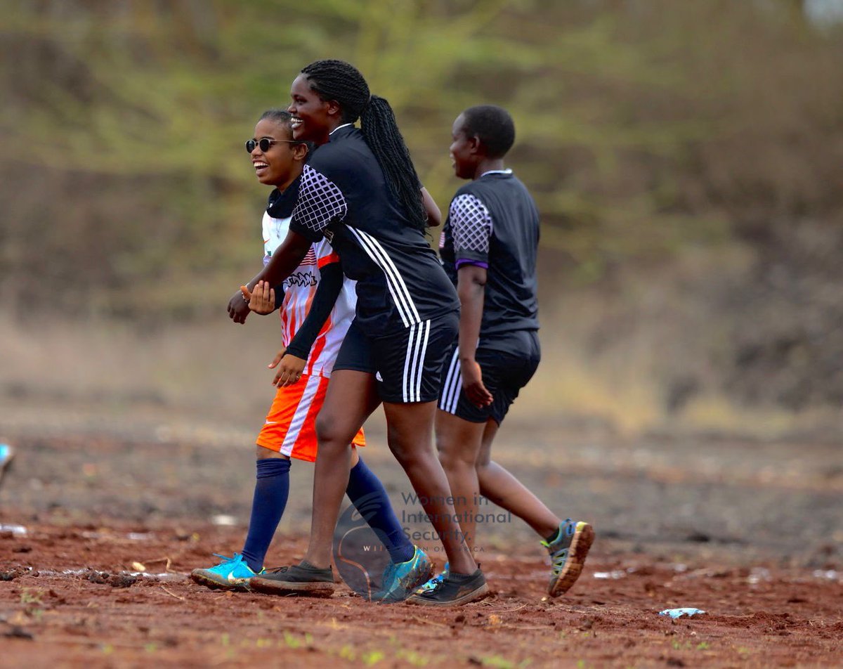 WIIS_HoA's tweet photo. With "Amani Mtaani," we're fostering a culture of peace and inclusivity in communities. These matches serve as a platform to advance #GenderEquality and empower women in sports. #WISC2023 https://t.co/hB7pWmyr91