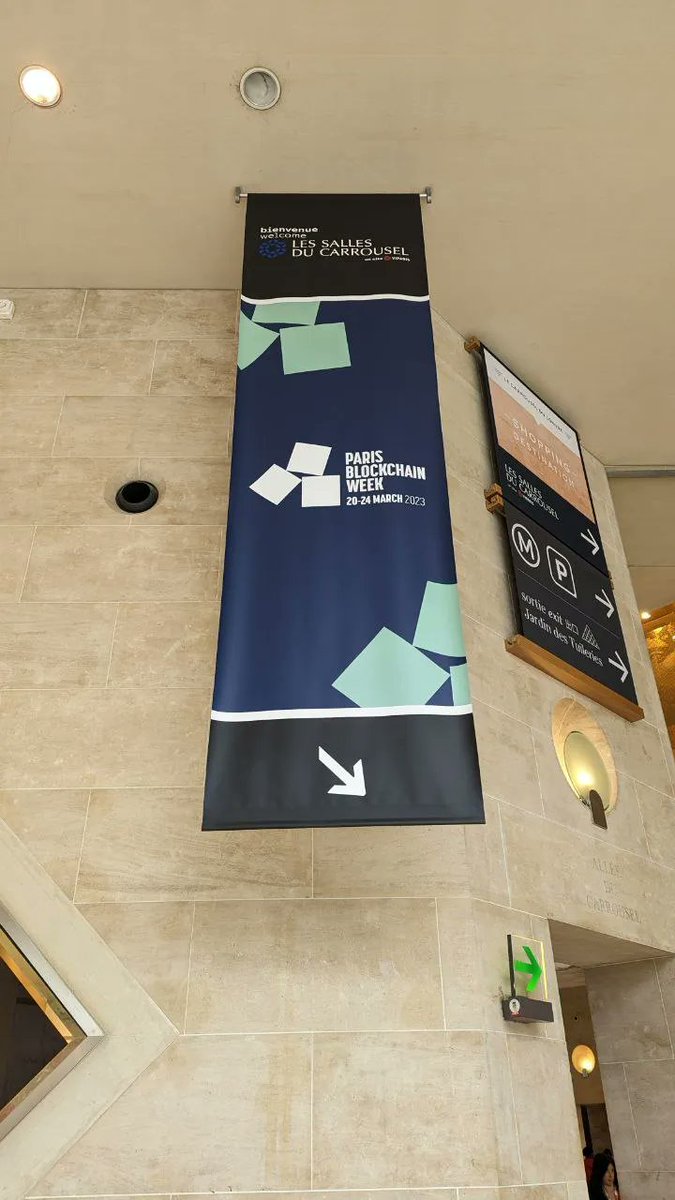 Day 1 <a href="/ParisBlockWeek/">Paris Blockchain Week</a>: looks like something is brewing. 🧐

@InputOutputHK <a href="/Cardano/">Cardano Community</a> PBW2023